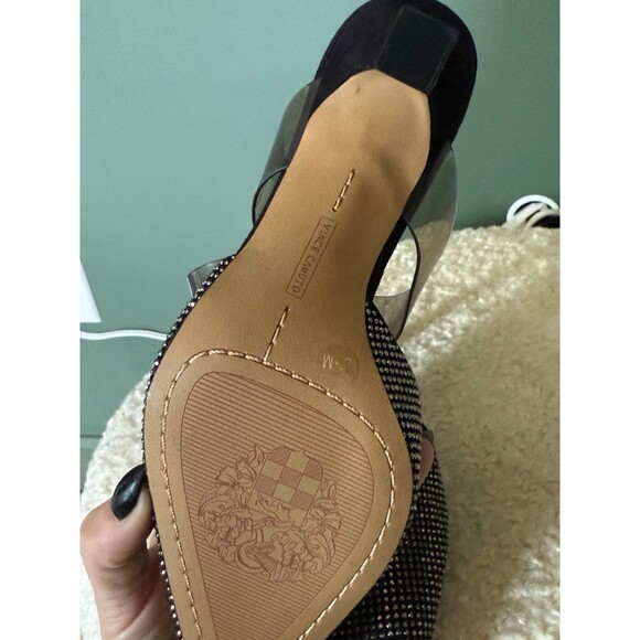 VINCE CAMUTO Kempern Mule In Black/ Smoke sz 5.5 - Picture 3 of 5